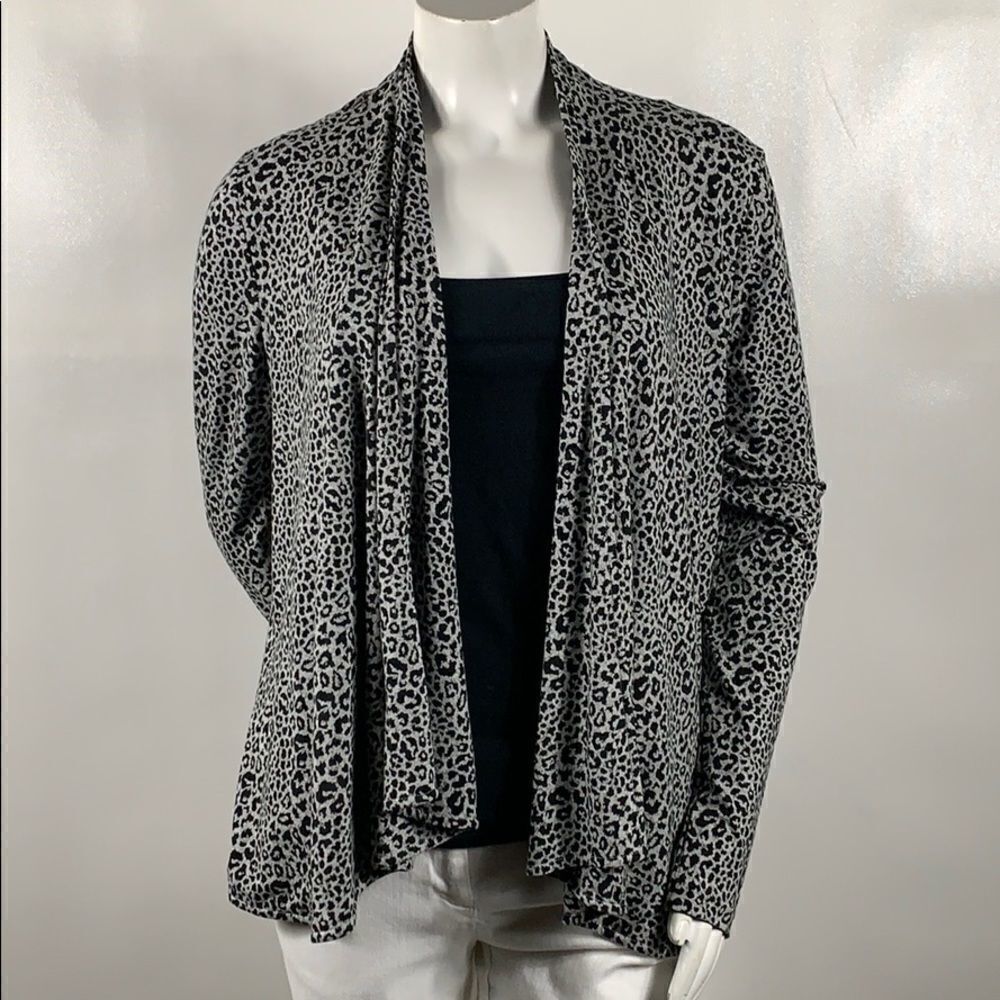 3FOR$20 Charter Club Cheetah Print Open Cardigan Size:S